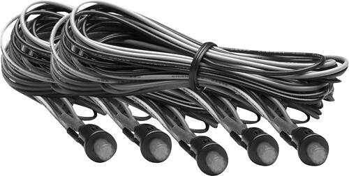 Directed Electronics - Super-Bright Blue LEDs (5-Pack) - Black - Angle