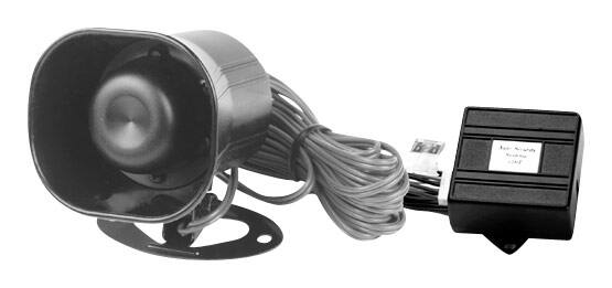 Directed Electronics - VOCALARM Universal Voice Module - Black - Larger Front