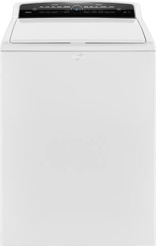 Whirlpool - Cabrio 4.8 Cu. Ft. 26-Cycle High-Efficiency Top-Loading Washer - White - Larger Front