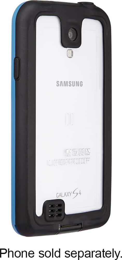 LifeProof - fre Case for Samsung Galaxy S 4 Cell Phones - Cyan - Angle Zoom