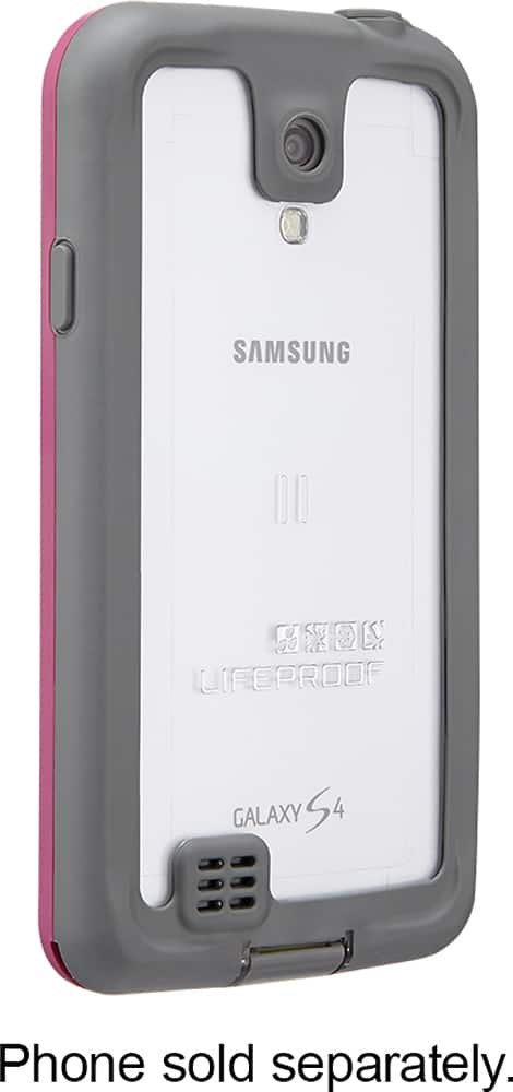 LifeProof - fre Case for Samsung Galaxy S 4 Cell Phones - Magenta - Angle Zoom