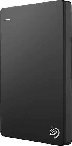 Seagate - Backup Plus Slim 1TB External USB 3.0/2.0 Portable Hard Drive