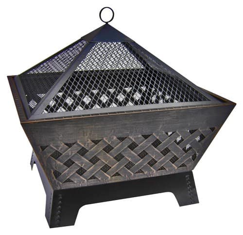 Landmann 25282 26" Barrone Fire Pit with Cover