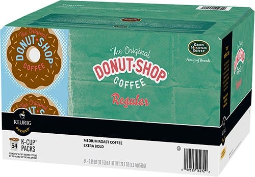 Keurig 15272 Donut Shop Medium-Roast Coffee K-Cups - 54-Pack