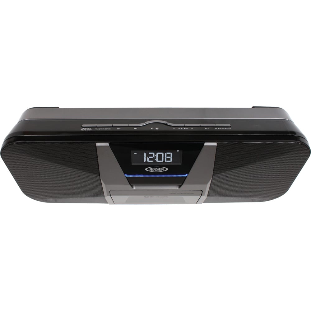 Jensen - Portable Bluetooth Speaker with Charging for All Smartphones - Black - AlternateView16 Zoom