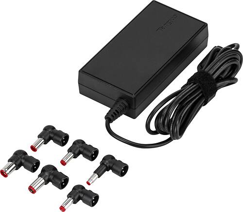 Targus - 90W AC Power Adapter for Select Laptops - Black - Larger Front