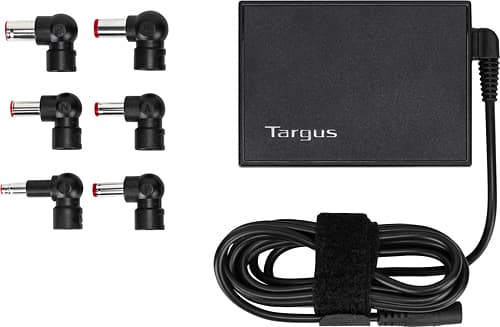 Targus - 90W AC Power Adapter for Select Laptops - Black - Larger Front