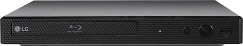 LG - BP350 - Streaming Wi-Fi Built-In Blu-ray Player - Black - Larger Front