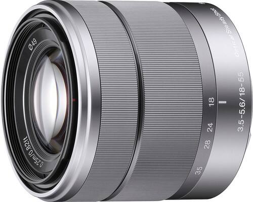 Sony - 18-55MM F3.5-5.6 OSS E Lens for Nex Cameras - Larger Front
