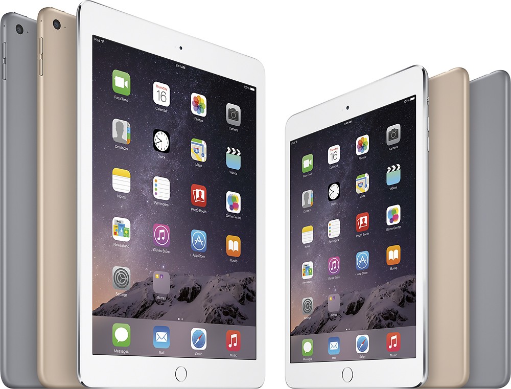 Apple® - iPad Air 2 Wi-Fi 64GB - Space Gray/Black - AlternateView4 Zoom