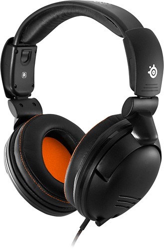SteelSeries 5Hv3 Over-the-Ear Gaming Headset - Black/Orange