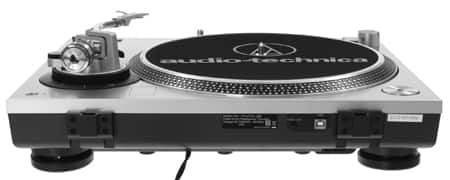 Audio-Technica - Professional Turntable - Silver - Angle