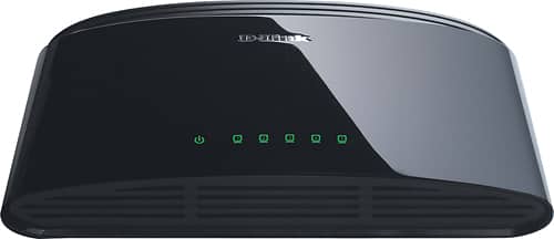 D-Link - 5-Port 10/100 Mbps Fast Ethernet Switch - Larger Front