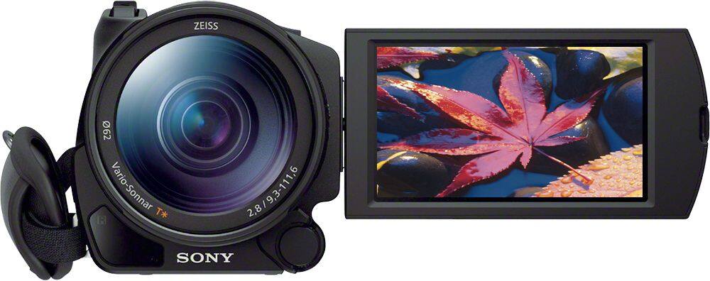Sony - Prosumer AX100 4K HD Flash Memory Camcorder - Black - AlternateView2 Zoom