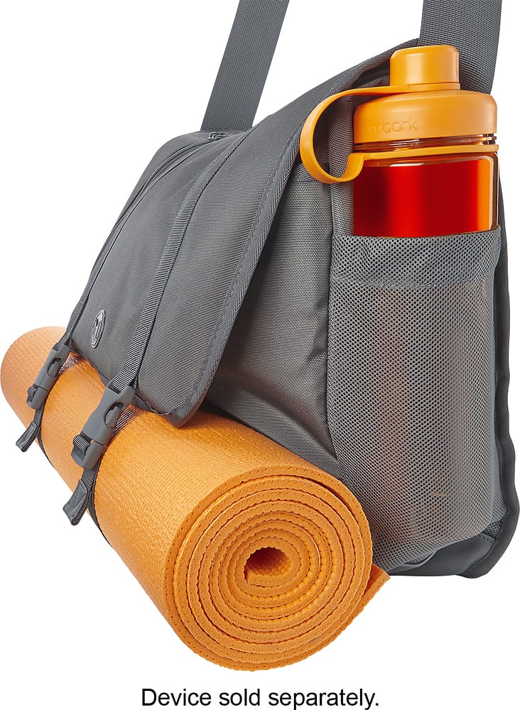 Modal - Athletic Field Messenger Laptop Bag - Gray - AlternateView16 Zoom