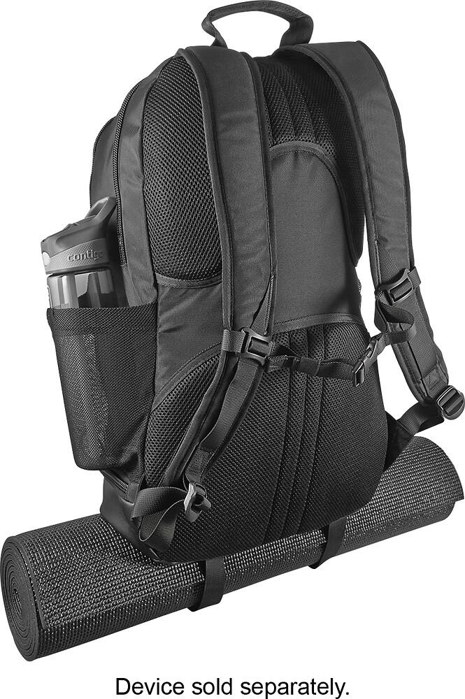 Modal - Athletic Epic Backpack & Laptop Bag - Black - Back Zoom