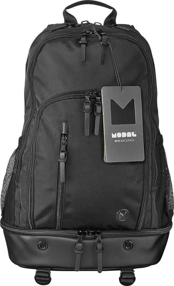 Modal - Athletic Epic Backpack & Laptop Bag - Black - AlternateView13 Zoom