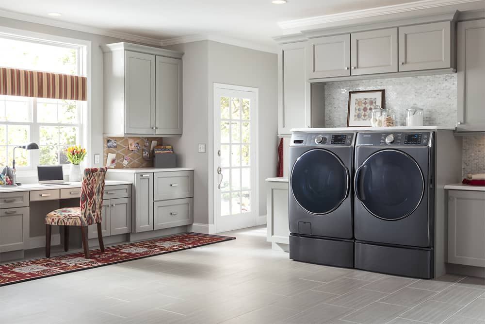Samsung - 5.6 Cu. Ft. 15-Cycle High-Efficiency Steam Front-Loading Washer - Onyx - AlternateView20 Zoom