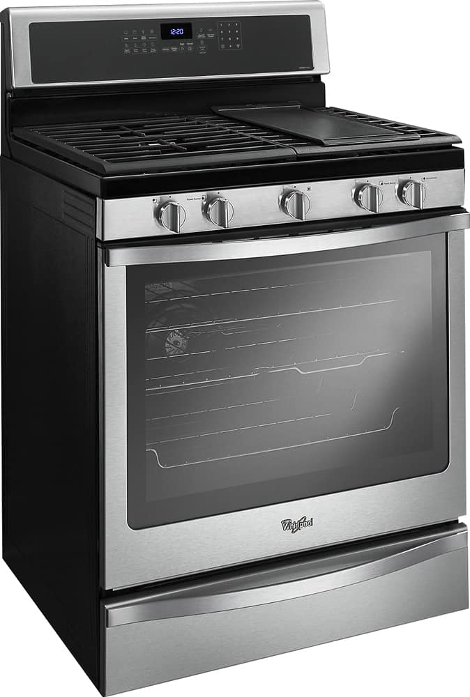 Best Buy Whirlpool Cu Ft Self Cleaning Freestanding Gas