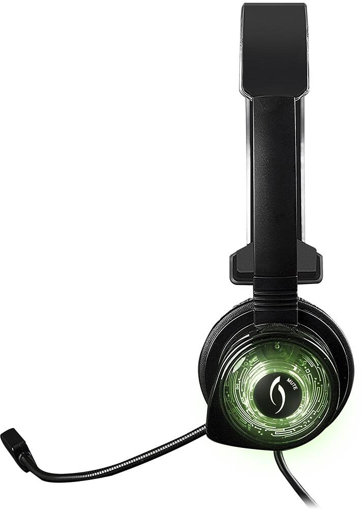 PDP - Afterglow Wired Communicator for Xbox 360 - Black/Green - AlternateView13 Zoom