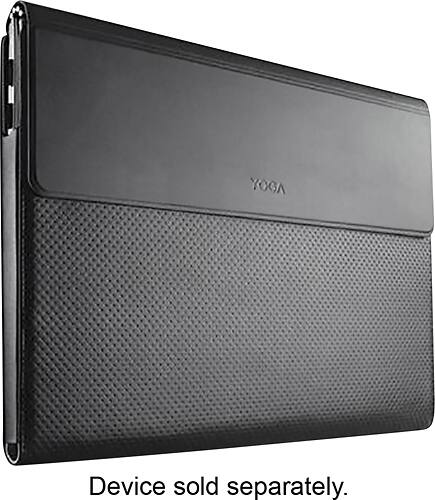 Lenovo - Yoga 3 11" Laptop Sleeve - Black - Larger Front