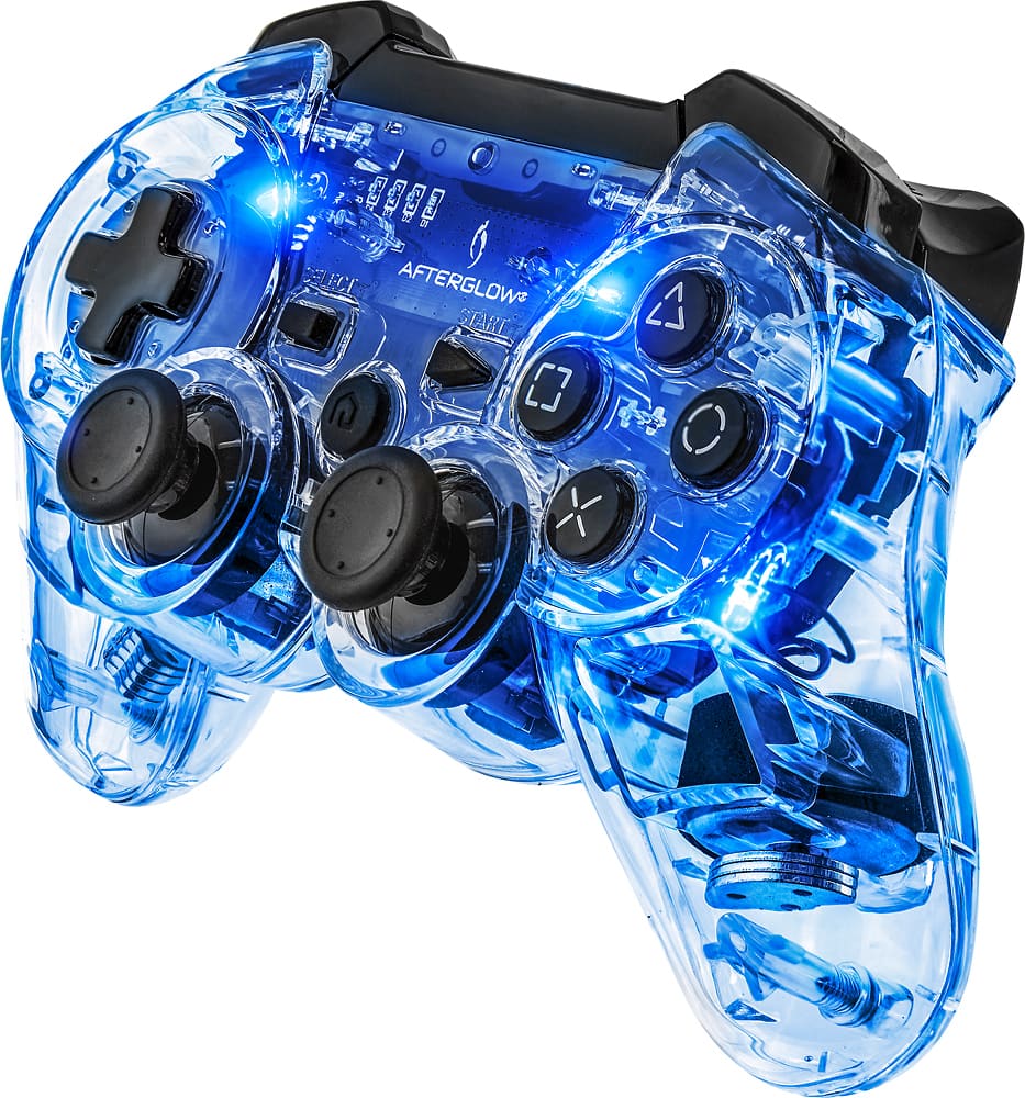 PDP - Afterglow AP.2 Wireless Controller for PlayStation 3 - Blue/Red/Green - Left Zoom