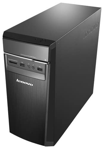 Lenovo - Desktop - AMD A4-Series - 4GB Memory - 500GB Hard Drive - Black - Larger Front