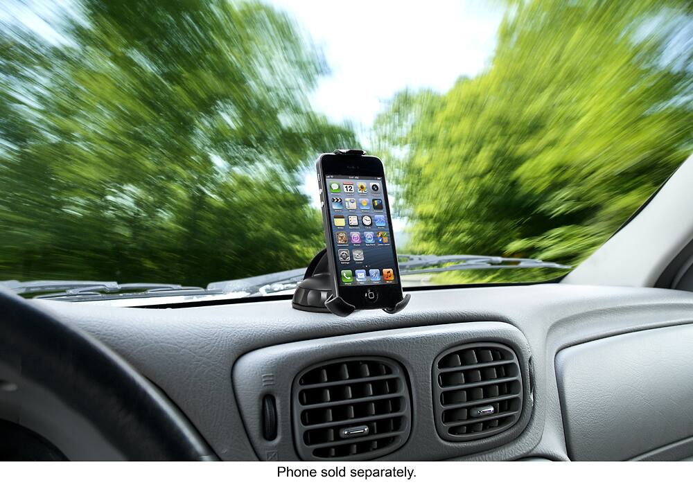Bracketron - Xtreme Dash/Window Mount for Most Cell Phones - Black - AlternateView13 Zoom