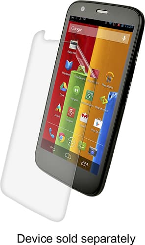 ZAGG - InvisibleShield for Motorola Moto G Cell Phones - Clear - Angle