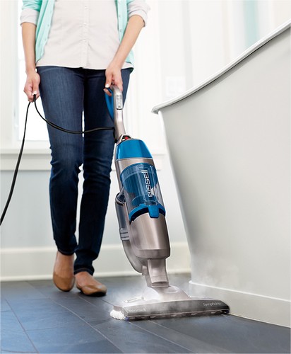 BISSELL - Symphony Bagless 2-in-1 Upright Vacuum/Steam Mop