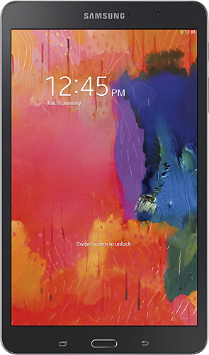 Samsung - Galaxy Tab Pro - 8.4" - 16GB - Black - Larger Front