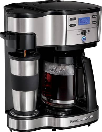 Hamilton Beach The Scoop 12-Cup Coffeemaker - Black hamilton beach two way brewer single serve and 12-cup coffee maker,hamilton beach coffee maker,coffee makers,hamilton beach carafe