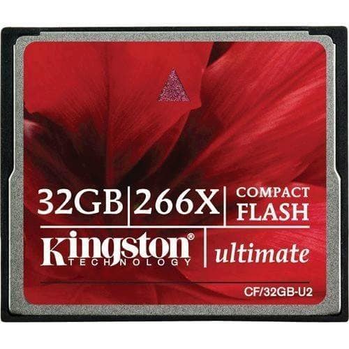 Kingston Technology - 32GB Ultimate CompactFlash Card - Larger Front