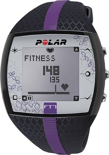 Polar - FT7 Heart Rate Monitor Fitness Watch - Purple - Alternate View 1