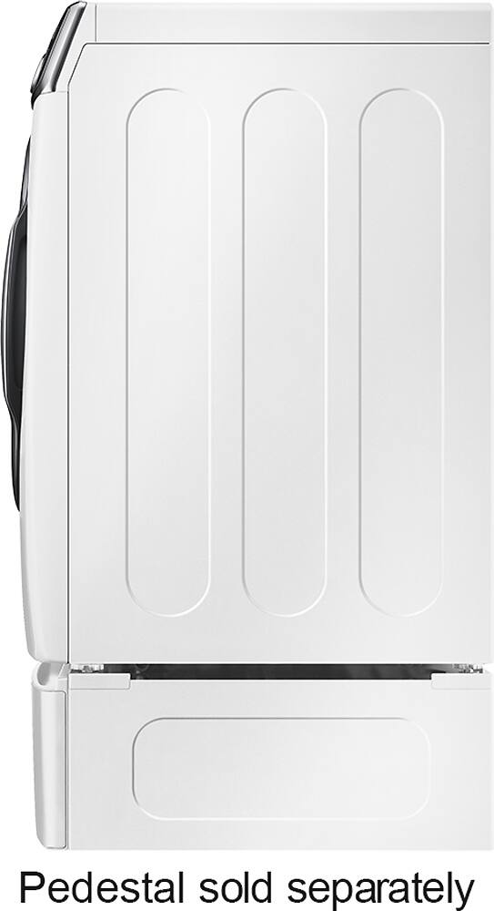 Samsung - 5.6 Cu. Ft. 15-Cycle High-Efficiency Steam Front-Loading Washer - White - AlternateView5 Zoom
