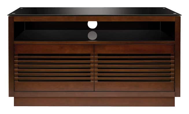 Bell'O - A/V Cabinet for Most Flat-Panel TVs Up to 55" - Chocolate - Larger Front