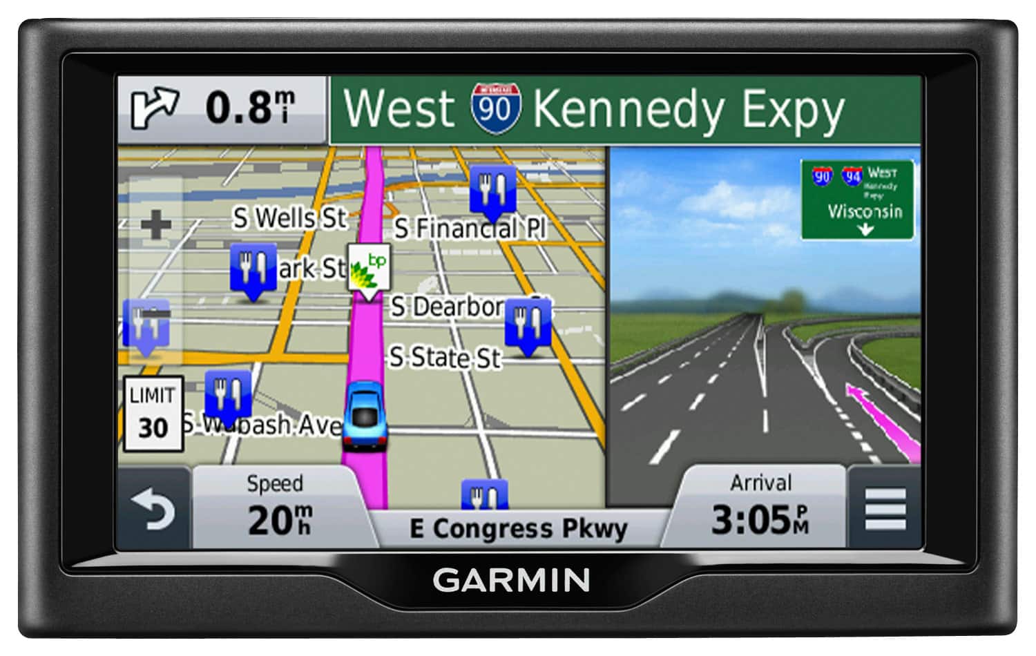 Garmin Nuvi 57 5" GPS Tracking Device GPS with Lifetime Map Updates - Manufacturer Refurbished