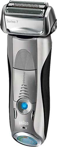 Braun - Series 7 Electric Foil Shaver - Silver - Angle