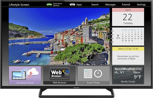 Panasonic TC-60AS530U 60" Class 1080p 120Hz Smart LED LCD HDTV