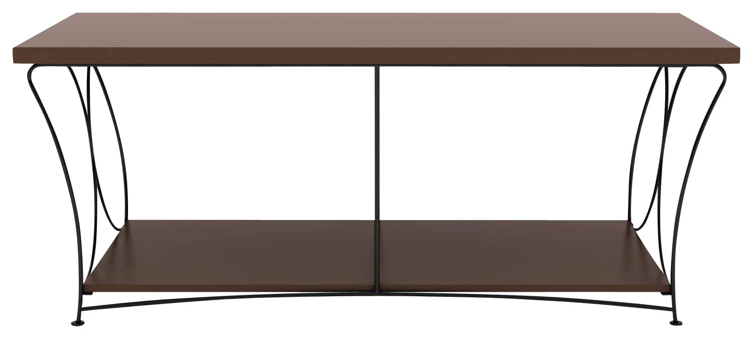 Atlantic - Nuvo 2-Tier TV Stand for Flat-Panel TVs Up to 50" - Mocha - Larger Front