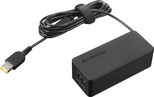 Lenovo - AC Adapter for Select Lenovo Yoga Laptops - Black - Larger Front