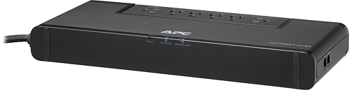 APC C20B 8 Outlet Surge Protector - Black