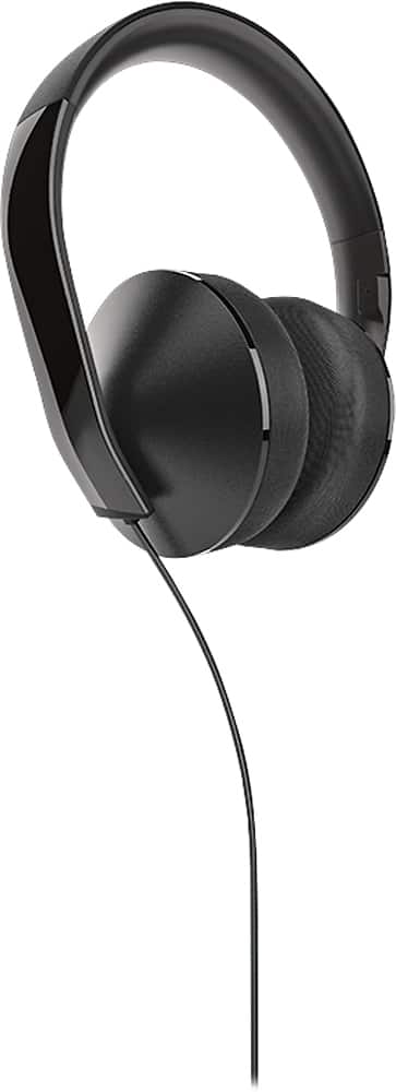 Microsoft - Xbox One Stereo Headset - Black - Angle Zoom