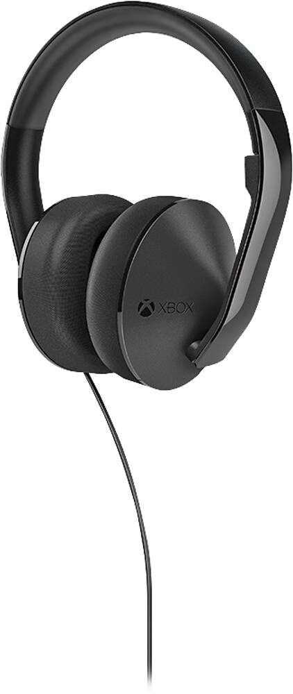 Microsoft - Xbox One Stereo Headset - Black - Left Zoom