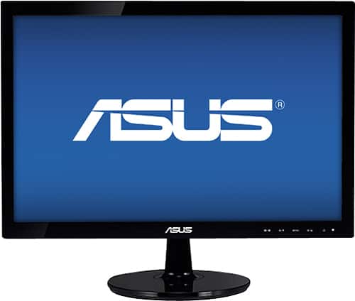 Asus - 18.5" LED Monitor - Black - Larger Front