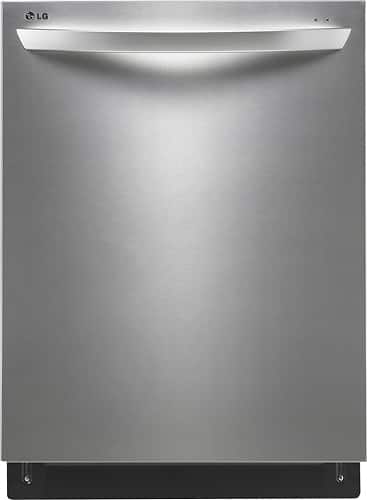 LG - 24" Tall Tub Built-In Dishwasher with Stainless Steel Tub - Stainless Steel - Larger Front