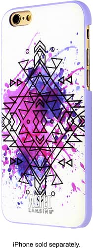 Altec Lansing - Style-Up Hard Shell Case for Apple® iPhone® 6 and 6s - Pink/Purple/White - Larger Front