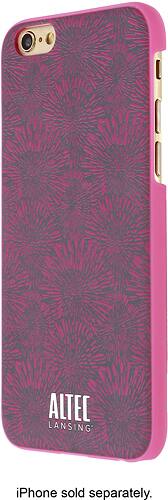 Altec Lansing - Style-Up Hard Shell Case for Apple® iPhone® 6 and 6s - Gray/Purple - Larger Front