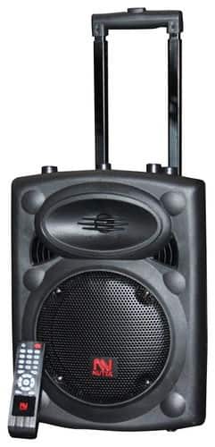 Nutek - Portable Tailgater Bluetooth Speaker - Black - Larger Front
