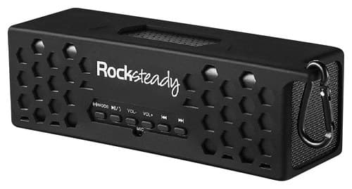 Killer Concepts - Rocksteady Sport 2 Portable Bluetooth Speaker - Black/Gray - Larger Front